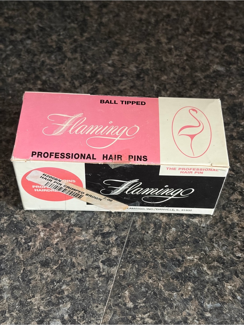 Professional Ball-Tipped Hair Pins - brown open box 1lb